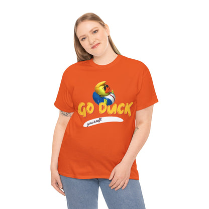 "Go Duck Yourself" Unisex Heavy Cotton Tee