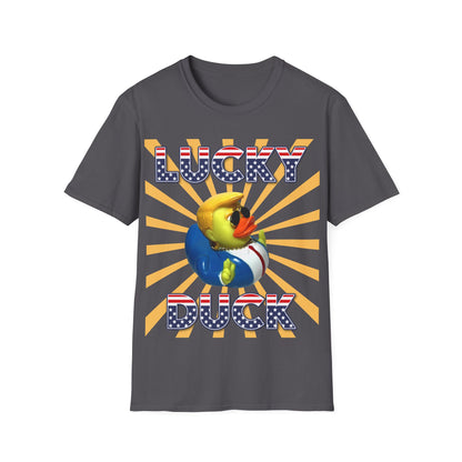 "Lucky Duck" 2 -  Unisex Soft-Style T-Shirt