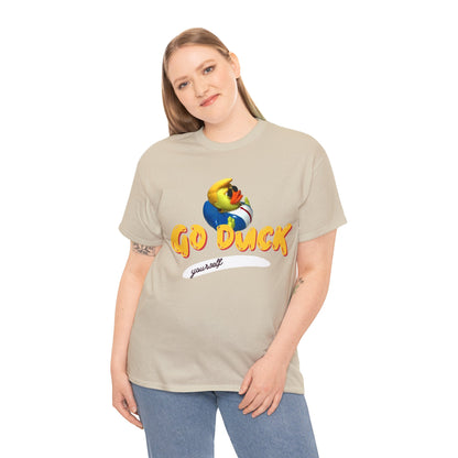 "Go Duck Yourself" Unisex Heavy Cotton Tee