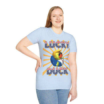 "Lucky Duck" 2 -  Unisex Soft-Style T-Shirt