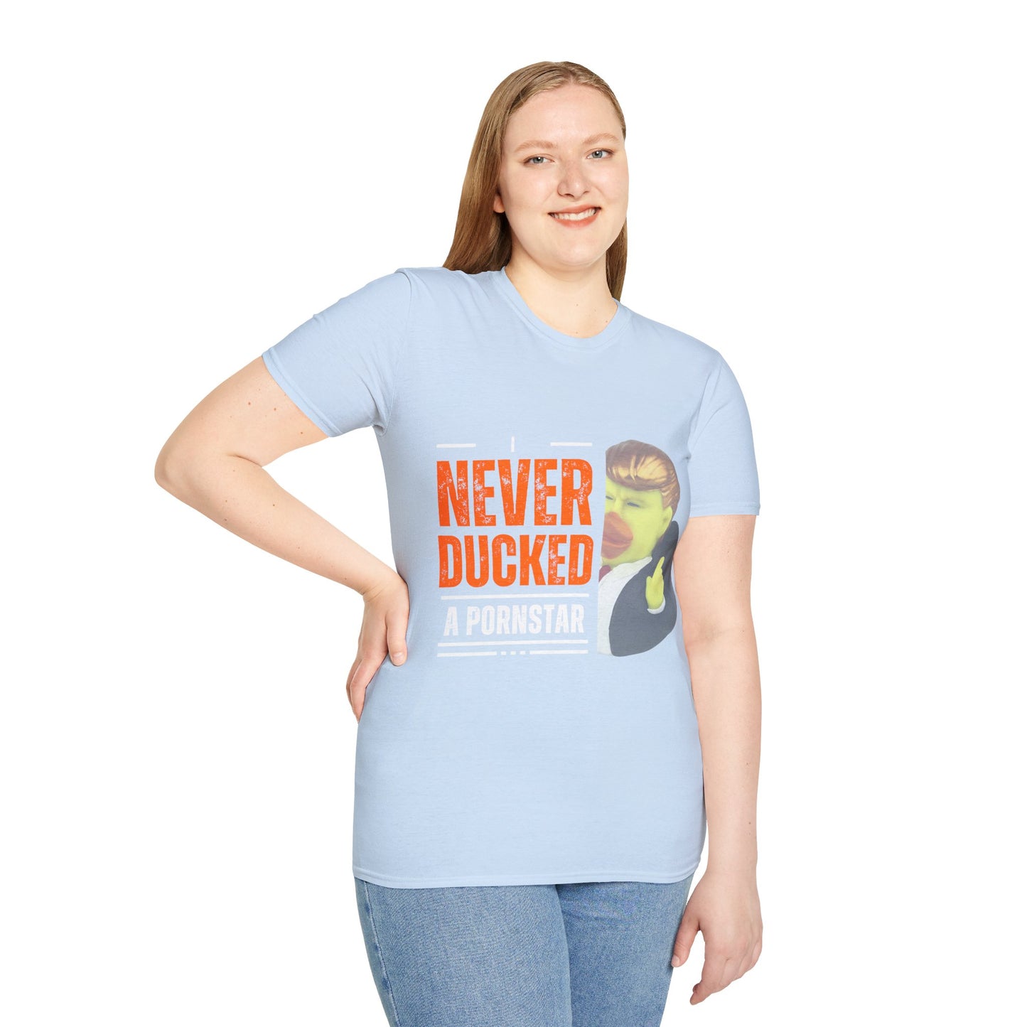 "I Never Ducked A Pornstar" 3 - Unisex Softstyle T-Shirt