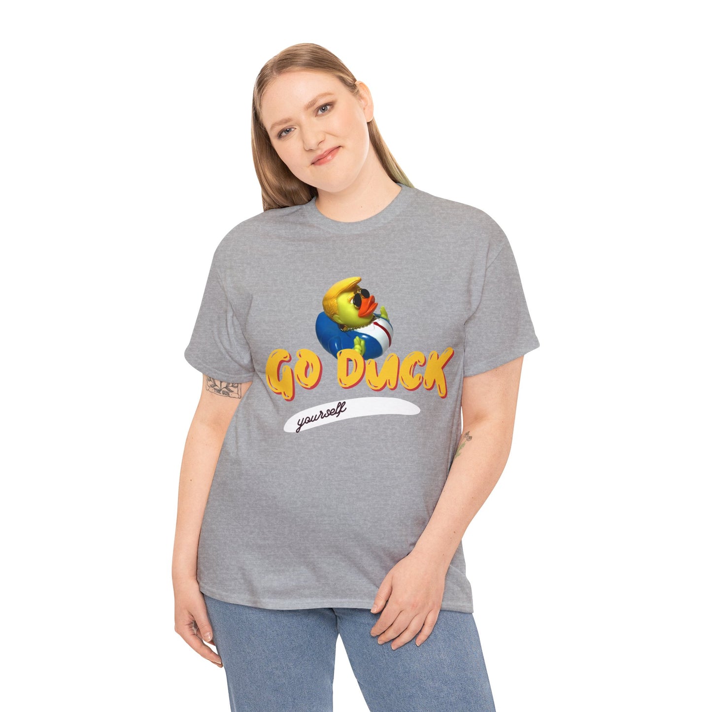 "Go Duck Yourself" Unisex Heavy Cotton Tee