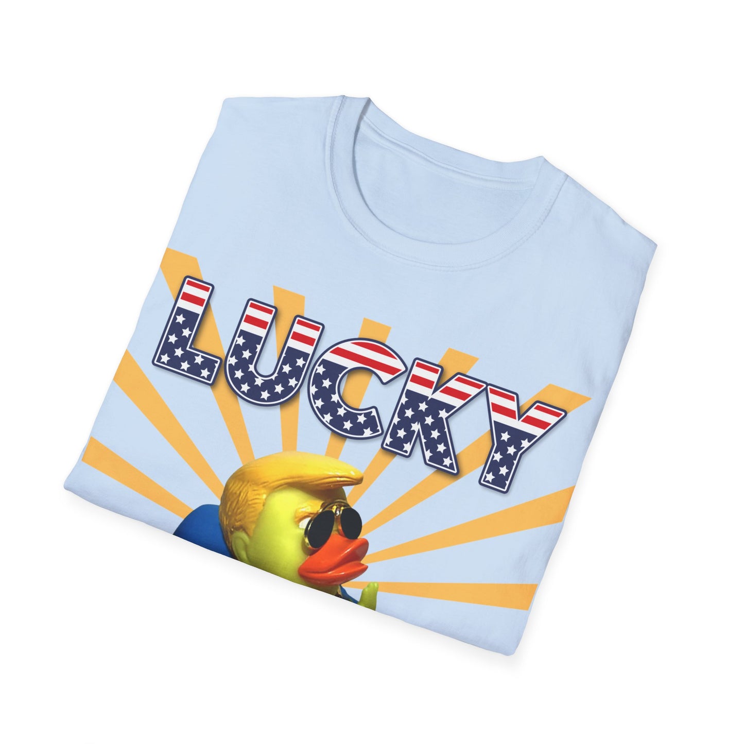 "Lucky Duck" 2 -  Unisex Soft-Style T-Shirt