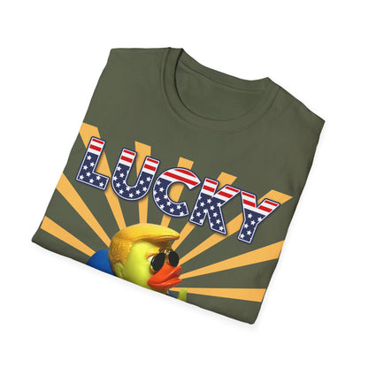 "Lucky Duck" 2 -  Unisex Soft-Style T-Shirt