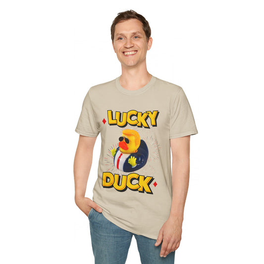 "Lucky Duck" 1 - Unisex Softstyle T-Shirt