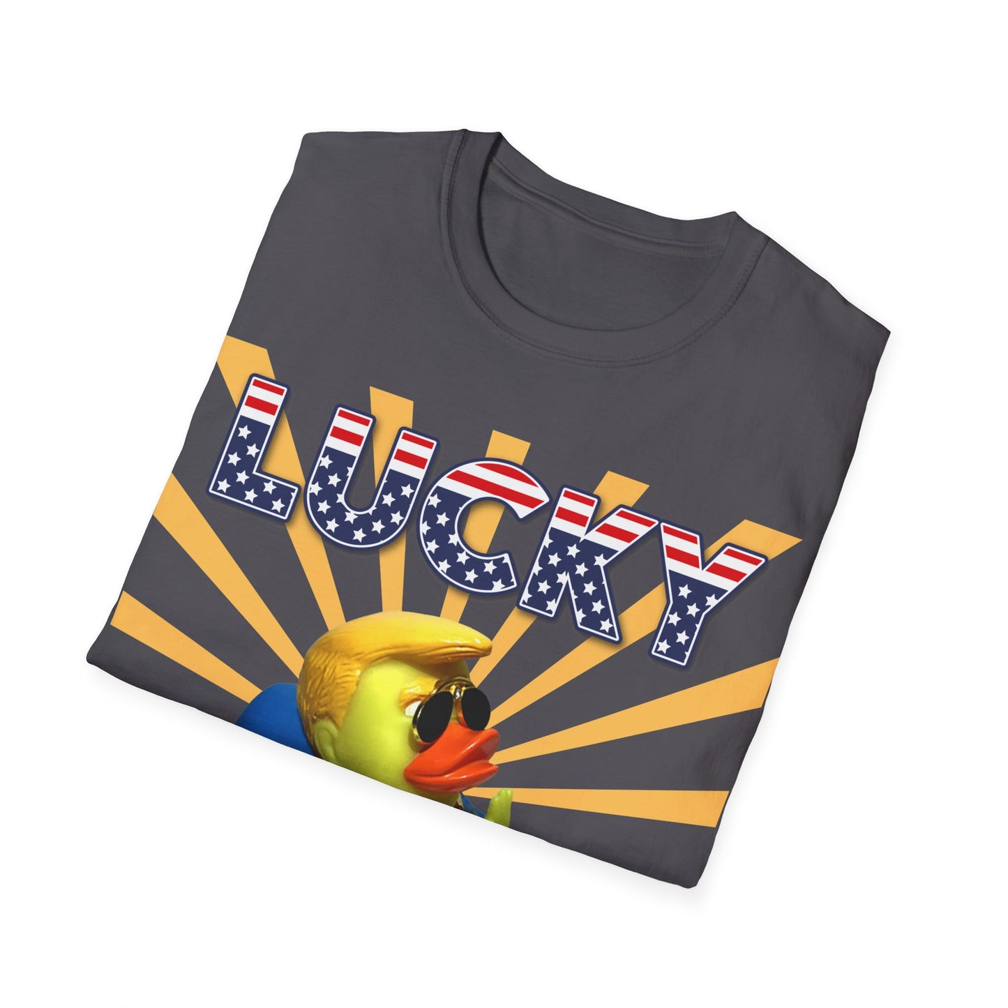 "Lucky Duck" 2 -  Unisex Soft-Style T-Shirt