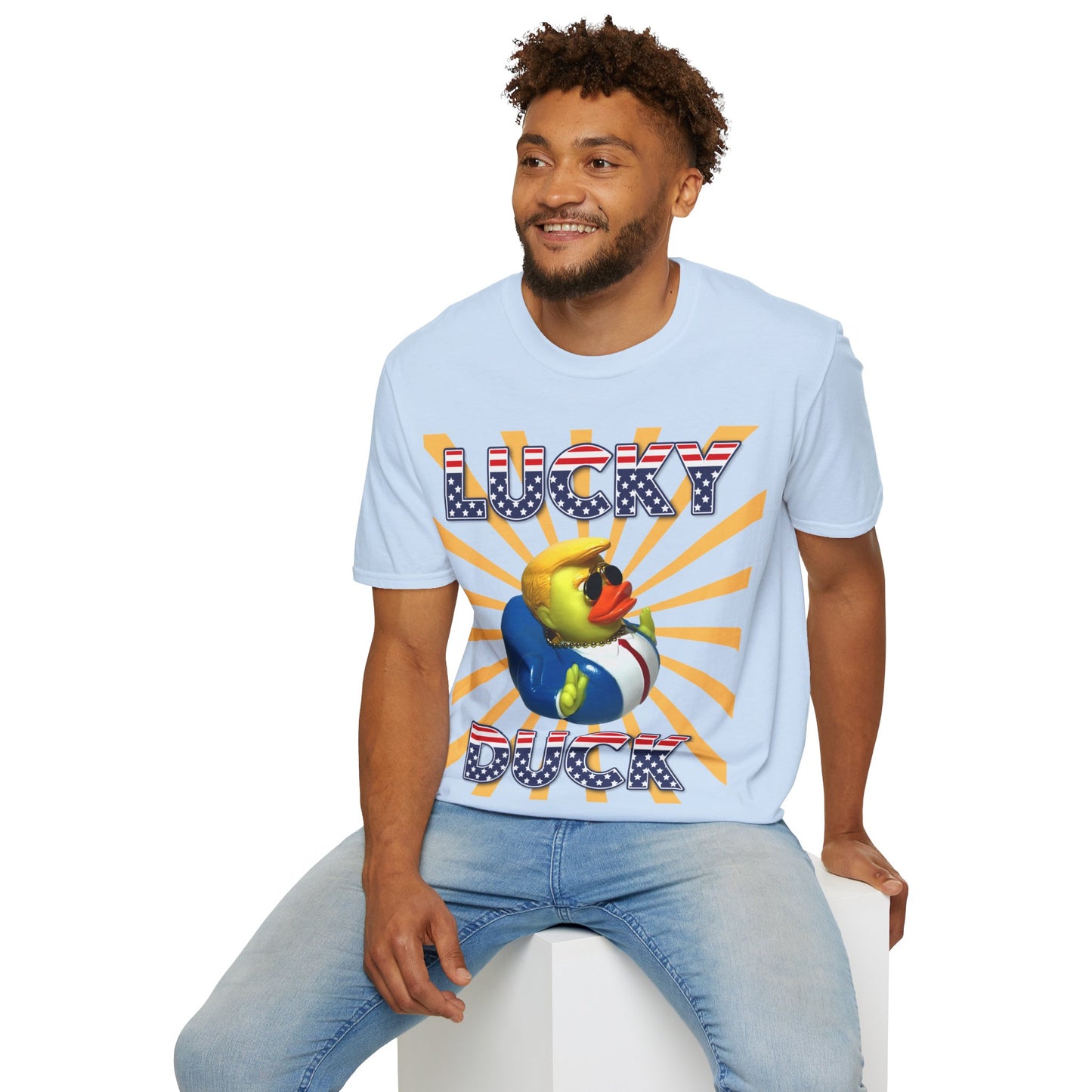 "Lucky Duck" 2 -  Unisex Soft-Style T-Shirt