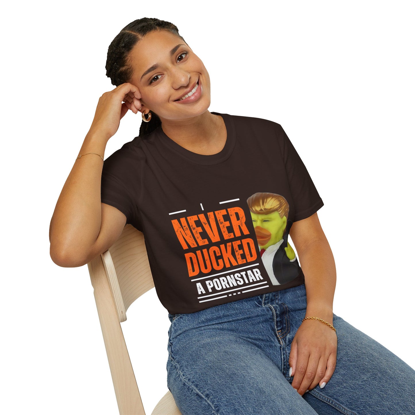 "I Never Ducked A Pornstar" 3 - Unisex Softstyle T-Shirt