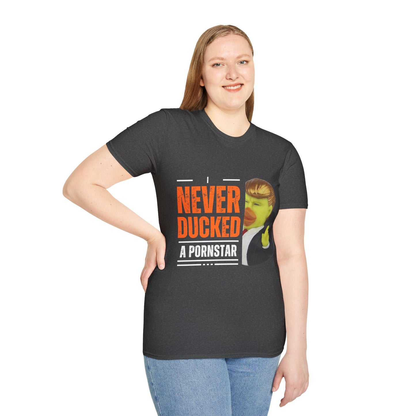 "I Never Ducked A Pornstar" 3 - Unisex Softstyle T-Shirt