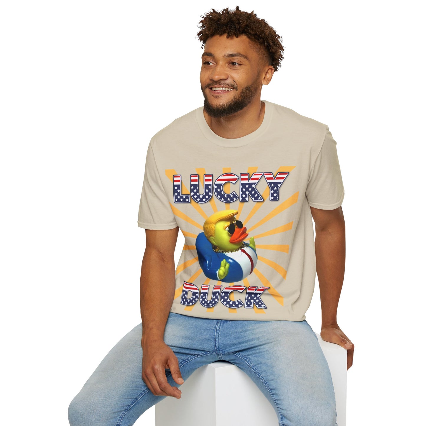 "Lucky Duck" 2 -  Unisex Soft-Style T-Shirt