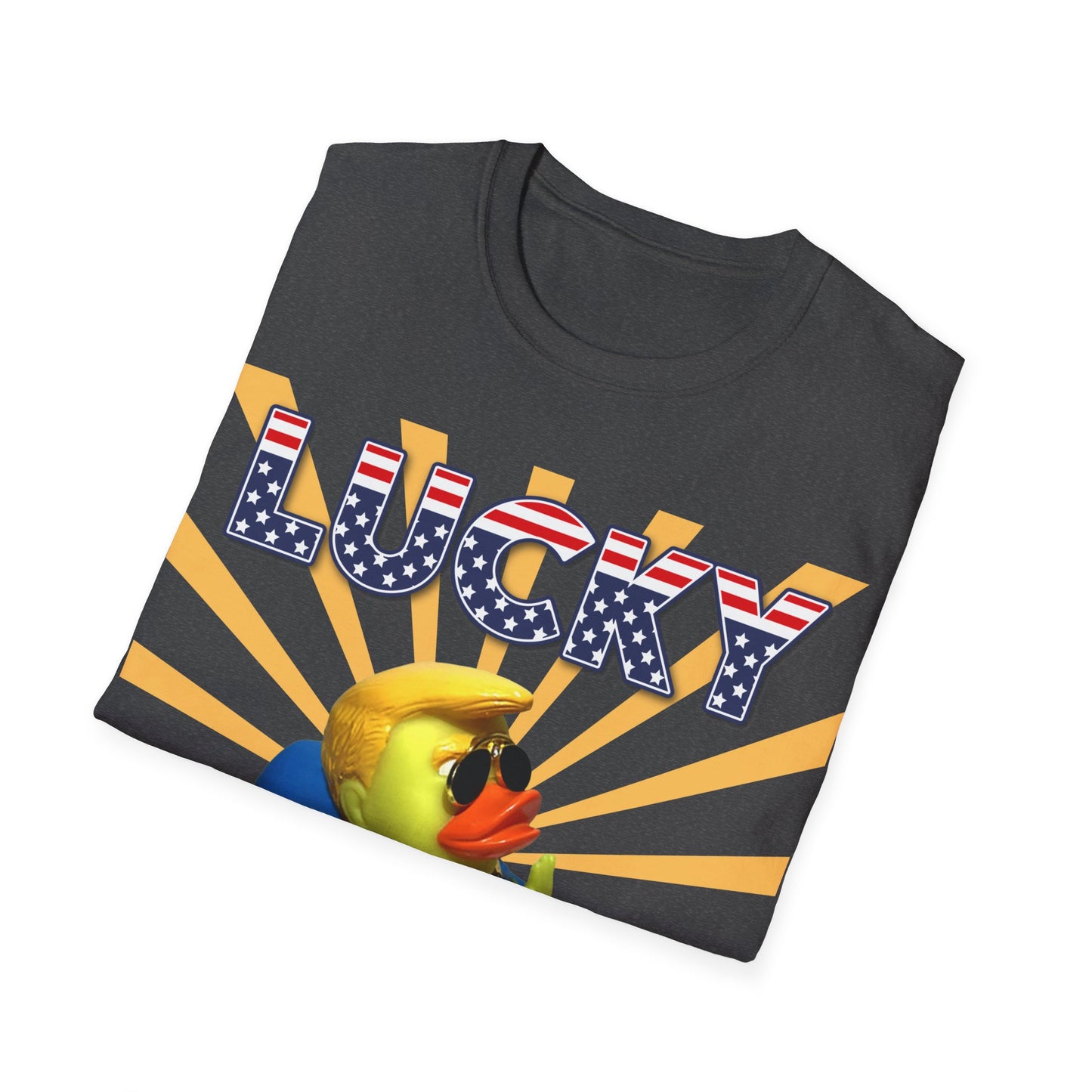 "Lucky Duck" 2 -  Unisex Soft-Style T-Shirt