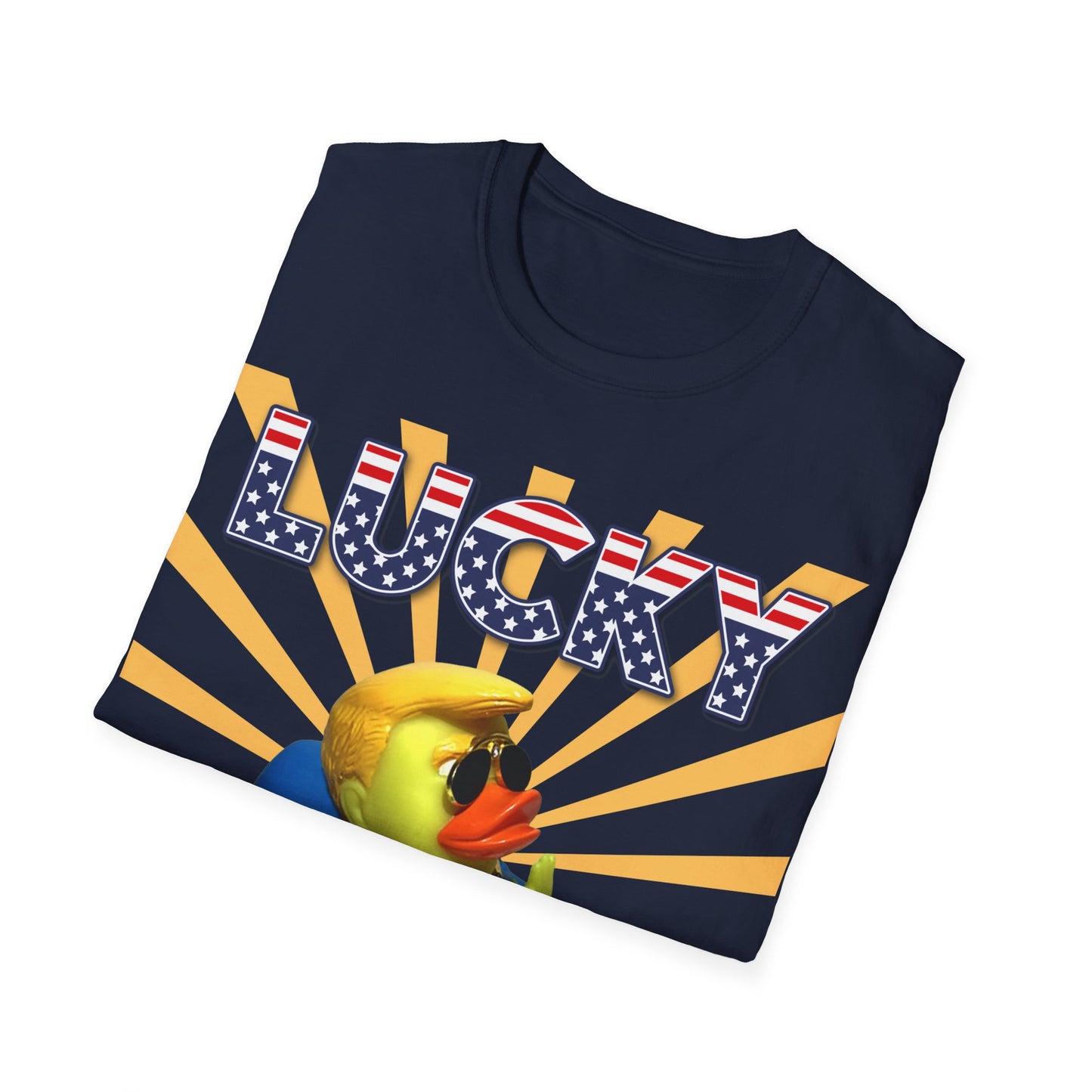 "Lucky Duck" 2 -  Unisex Soft-Style T-Shirt