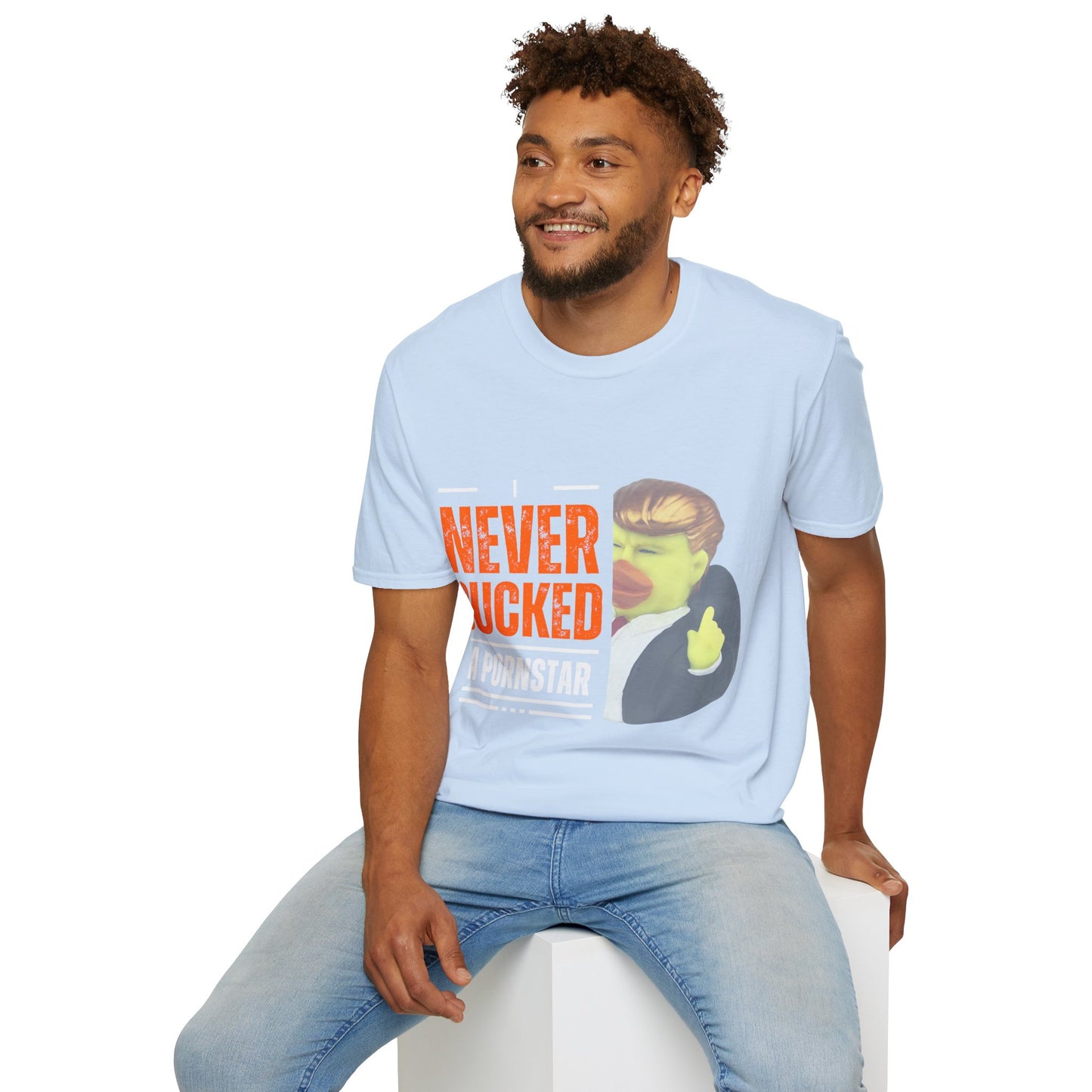 "I Never Ducked A Pornstar" 3 - Unisex Softstyle T-Shirt