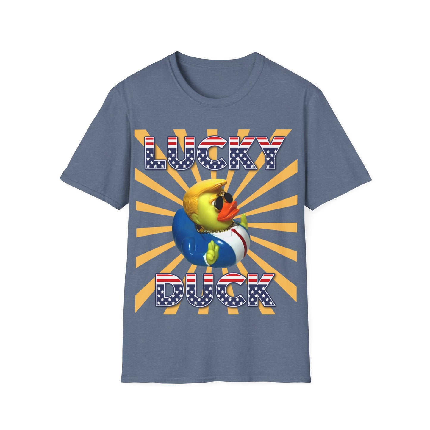 "Lucky Duck" 2 -  Unisex Soft-Style T-Shirt