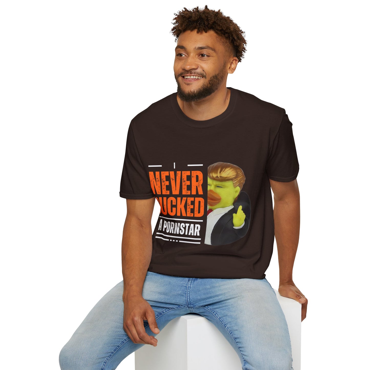 "I Never Ducked A Pornstar" 3 - Unisex Softstyle T-Shirt