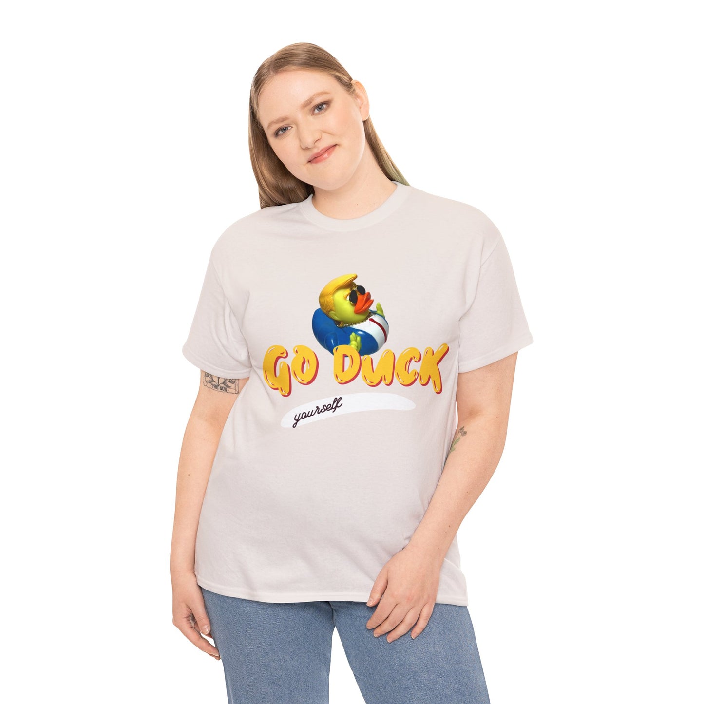 "Go Duck Yourself" Unisex Heavy Cotton Tee