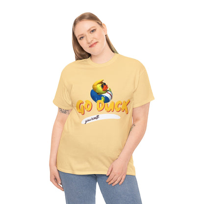 "Go Duck Yourself" Unisex Heavy Cotton Tee