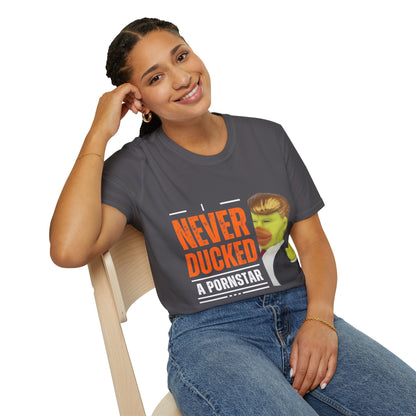 "I Never Ducked A Pornstar" 3 - Unisex Softstyle T-Shirt