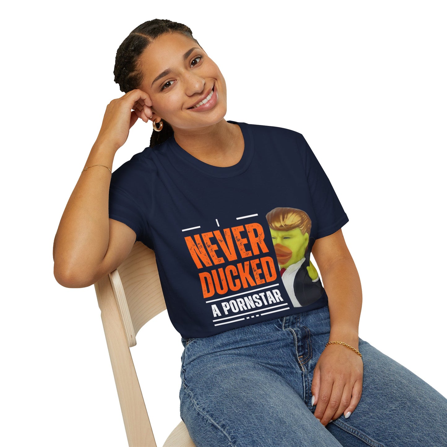 "I Never Ducked A Pornstar" 3 - Unisex Softstyle T-Shirt