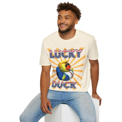 "Lucky Duck" 2 -  Unisex Soft-Style T-Shirt