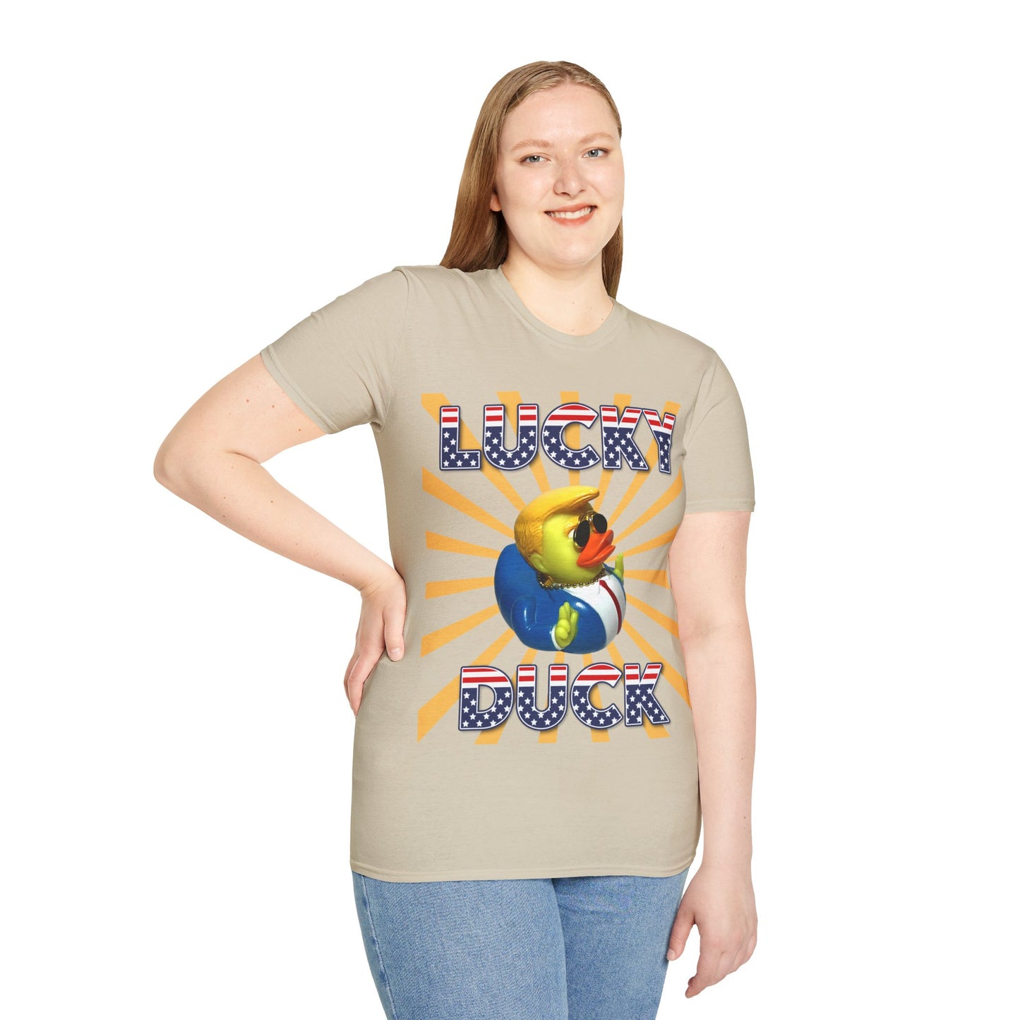 "Lucky Duck" 2 -  Unisex Soft-Style T-Shirt