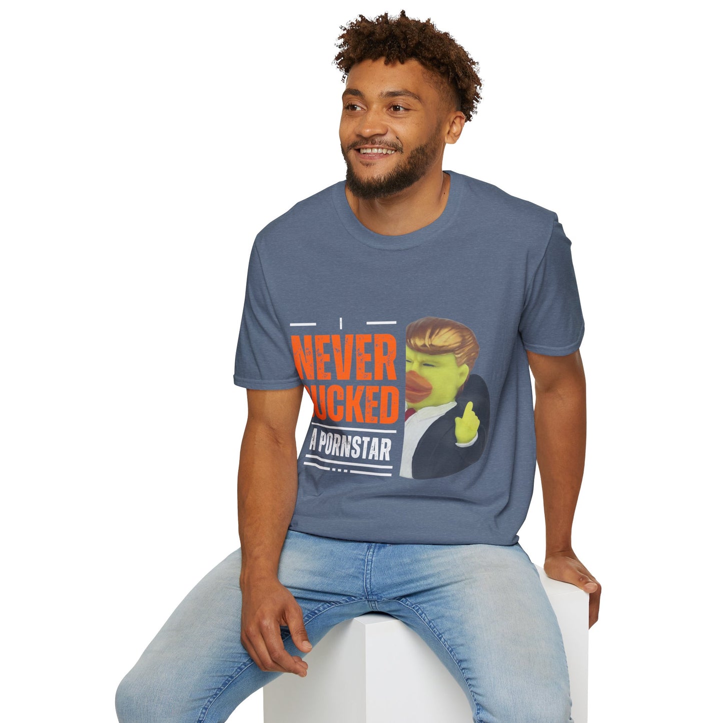 "I Never Ducked A Pornstar" 3 - Unisex Softstyle T-Shirt